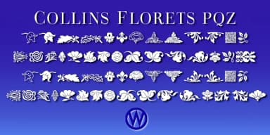 Collins Florets by Wiescher-Design — Dingbats Font — thumbnail 3