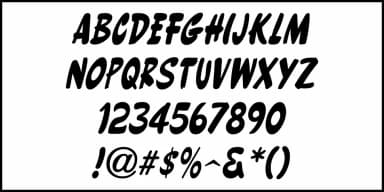 COMEDY TEAM JNL by Jeff Levine Fonts — Display Font — thumbnail 5