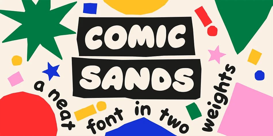 Comic Sands by Meg Lewis Fun House — Decorative Font