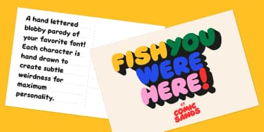Comic Sands by Meg Lewis Fun House — Decorative Font — thumbnail 3