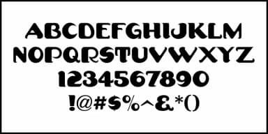 Comical Nouveau by Jeff Levine Fonts — Decorative Font — thumbnail 3