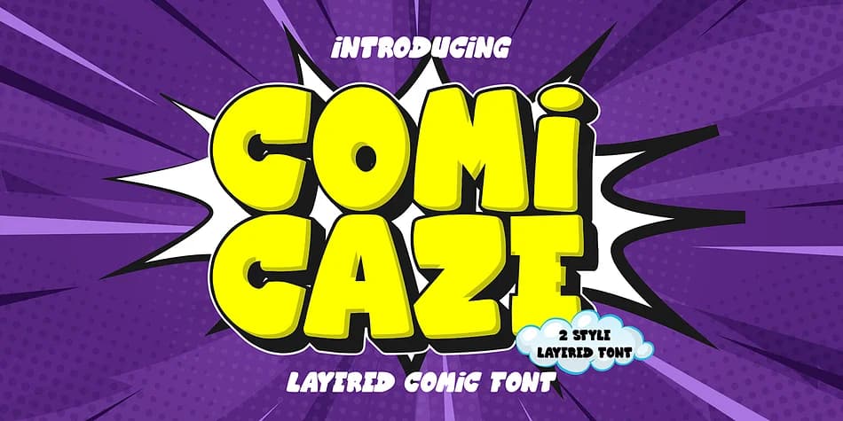 COMICAZE by Cikareotype Studio — Decorative Font