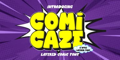 COMICAZE by Cikareotype Studio — Decorative Font — thumbnail 1