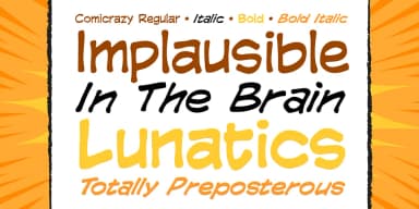 Comicrazy by Comicraft — Decorative Font — thumbnail 2