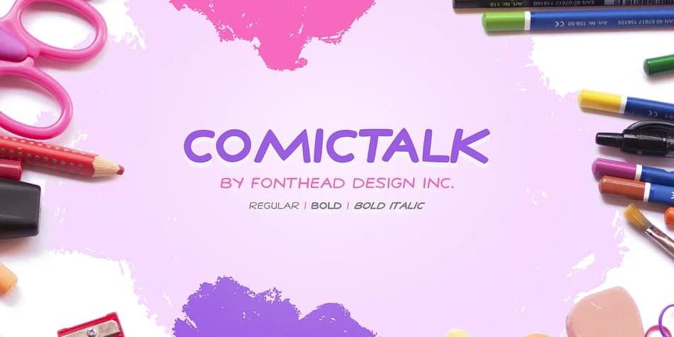 COMICTALK by Fonthead Design — Decorative Font