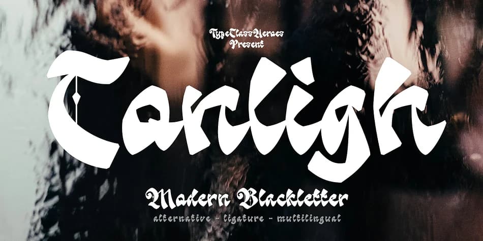Conligh by TypeClassHeroes — Blackletter Font