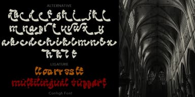 Conligh by TypeClassHeroes — Blackletter Font — thumbnail 10