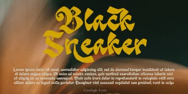 Conligh by TypeClassHeroes — Blackletter Font — thumbnail 5