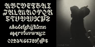 Conligh by TypeClassHeroes — Blackletter Font — thumbnail 9