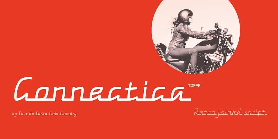 Connectica by Tour de Force Font Foundry — Display Font