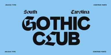 Contrue Fonte by Jolicia Type — Blackletter Font — thumbnail 4