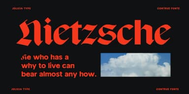 Contrue Fonte by Jolicia Type — Blackletter Font — thumbnail 8