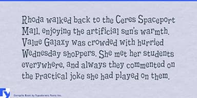 Cornpile by Typodermic Fonts Inc. — Decorative Font — thumbnail 3