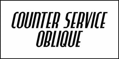 COUNTER SERVICE JNL by Jeff Levine Fonts — Decorative Font — thumbnail 4