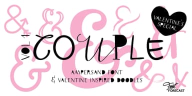 Couple Vol1 by Fontforecast — Dingbats Font — thumbnail 1