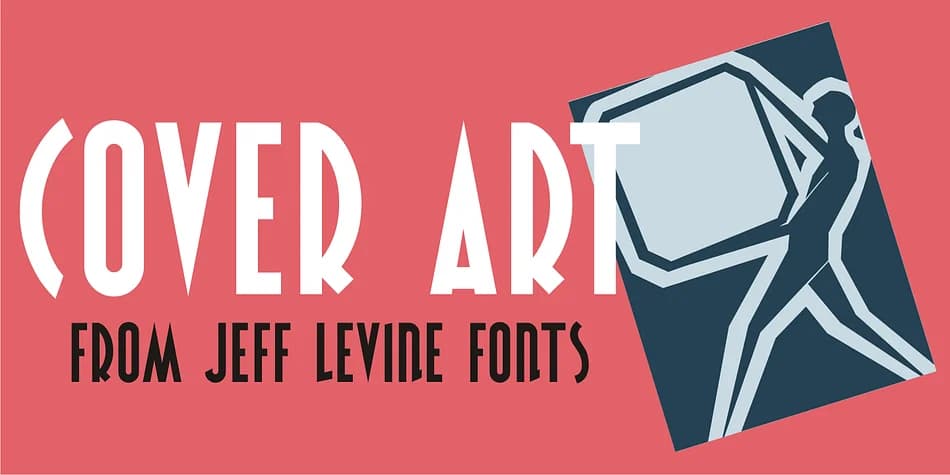 COVER ART JNL by Jeff Levine Fonts — Decorative Font