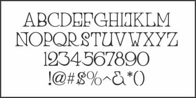 COW PALACE JNL by Jeff Levine Fonts — Decorative Font — thumbnail 3