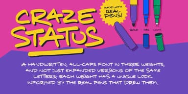 Craze Status by Wingsart Studio — Display Font — thumbnail 2