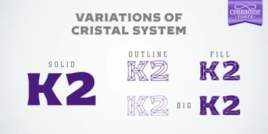 CRISTAL by Corradine Fonts — Dingbats Font — thumbnail 3