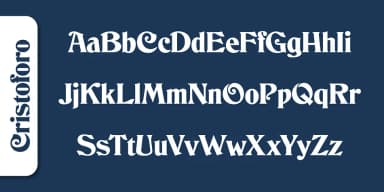 Cristoforo by SoftMaker — Decorative Font — thumbnail 2