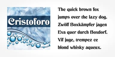 Cristoforo by SoftMaker — Decorative Font — thumbnail 4