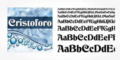 Cristoforo by SoftMaker — Decorative Font — thumbnail 5