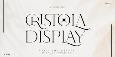 Cristola Display by Masa Type — Display Font — thumbnail 1