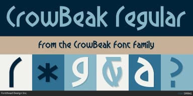CrowBeak by Fonthead Design — Decorative Font — thumbnail 2