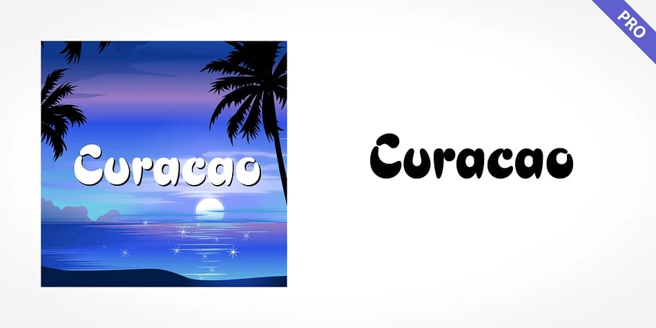 Curacao Pro by SoftMaker — Display Font