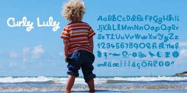 Curly Luly by FontHaus — Decorative Font — thumbnail 4