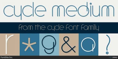 cycle by FontSite Inc. — Decorative Font — thumbnail 3