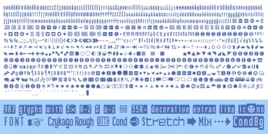 Czykago Rough by Typo Graphic Design — Dingbats Font — thumbnail 3