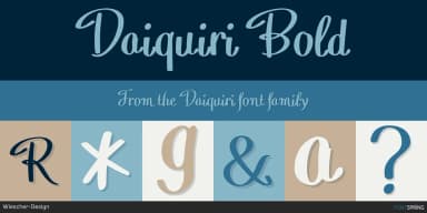 Daiquiri by Wiescher-Design — Script Handwritten Font — thumbnail 2