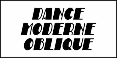 Dance  Moderne JNL by Jeff Levine Fonts — Decorative Font — thumbnail 4