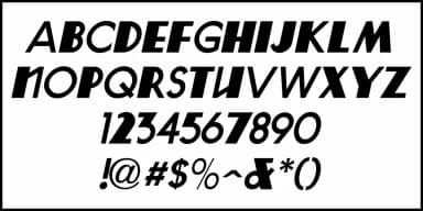 DANCE NIGHT JNL by Jeff Levine Fonts — Decorative Font — thumbnail 5