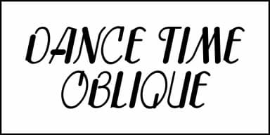 DANCE TIME JNL by Jeff Levine Fonts — Decorative Font — thumbnail 4