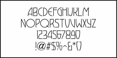 DANCING MARATHON JNL by Jeff Levine Fonts — Decorative Font — thumbnail 3