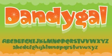 Dandygal by Pizzadude.dk — Decorative Font — thumbnail 1