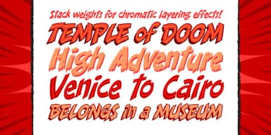 Danger Girl by Comicraft — Decorative Font — thumbnail 3