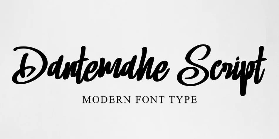 Dantemahe Script by Ayska — Script Handwritten Font