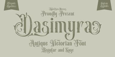 Dasimyra by TypeClassHeroes — Decorative Font — thumbnail 1