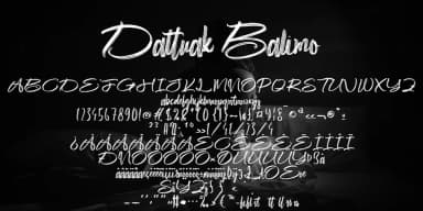 Dattuak Balimo by Ayska — Script Handwritten Font — thumbnail 2