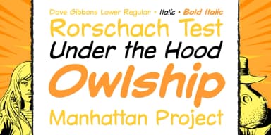 Dave Gibbons Lower by Comicraft — Decorative Font — thumbnail 2