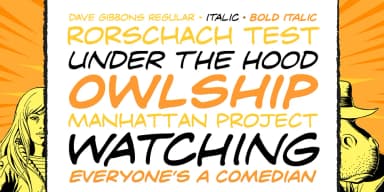 Dave Gibbons by Comicraft — Decorative Font — thumbnail 2