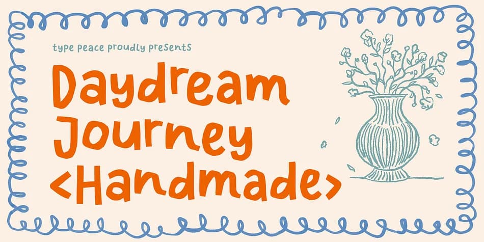 Daydream Journey by type peace — Display Font