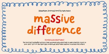 Daydream Journey by type peace — Display Font — thumbnail 4