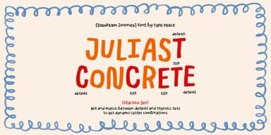 Daydream Journey by type peace — Display Font — thumbnail 8