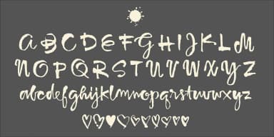 Dear Rae, Love Dad by Outside the Line — Script Handwritten Font — thumbnail 4