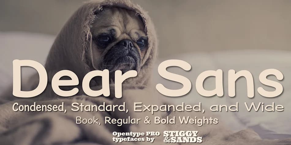 Dear Sans by Stiggy & Sands — Decorative Font