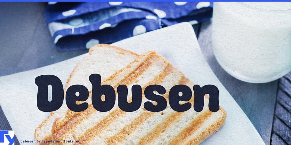 Debusen by Typodermic Fonts Inc. — Decorative Font